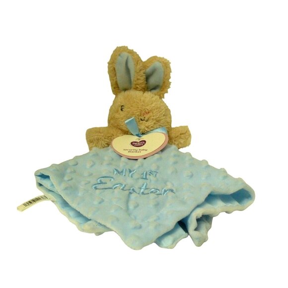 My 1st Easter Bunny Security Blanket Plush Baby Toy - Picture 1 of 4